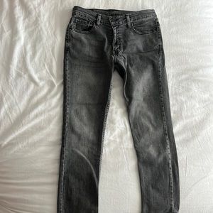 Black Men’s 511 Levi’s in Grey